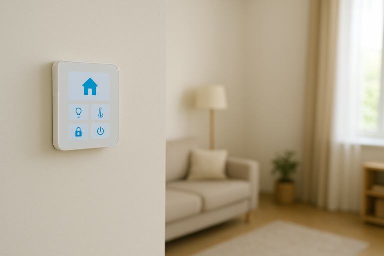 smart home gadgets for beginners in a modern living room setup