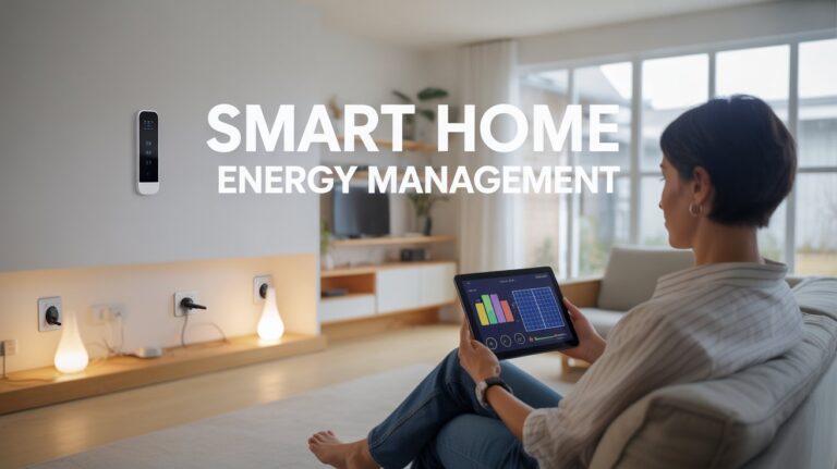 Smart home energy management with connected devices